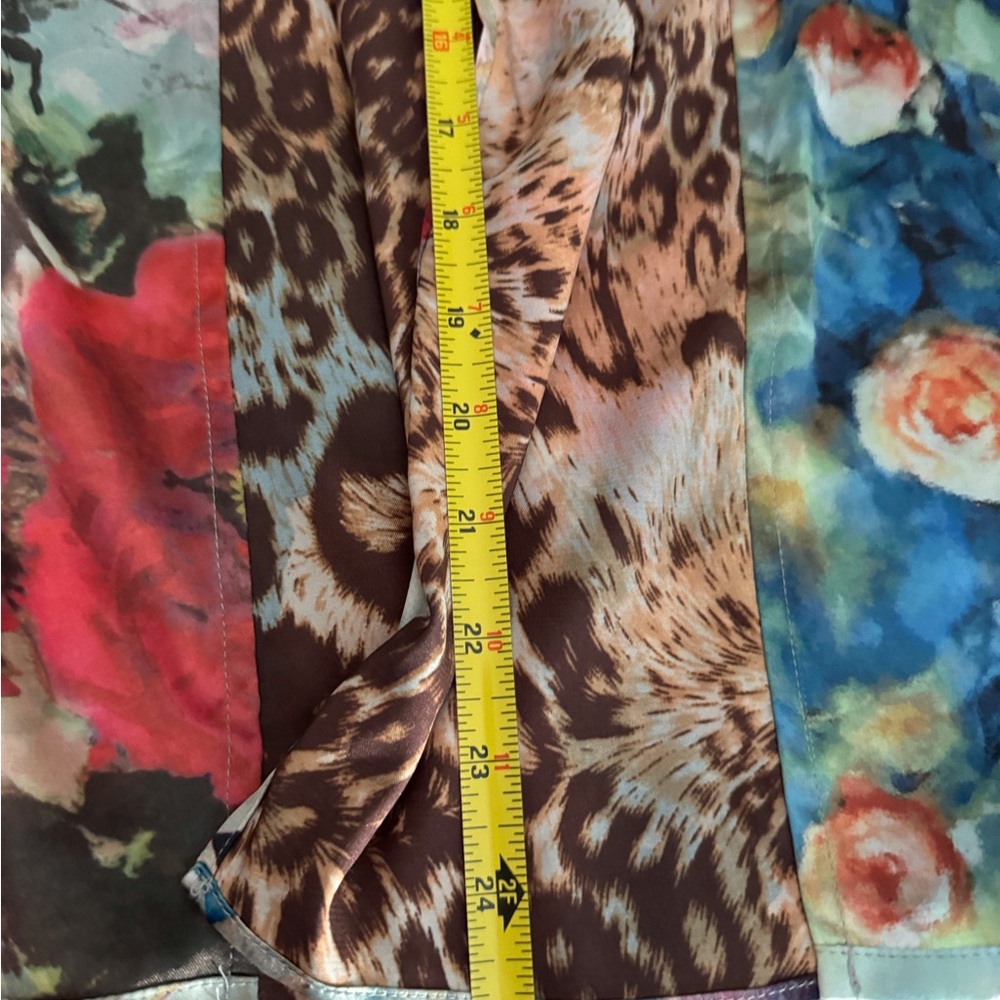 Colorful Floral Kimono Jacket reversible - Picture 7 of 11